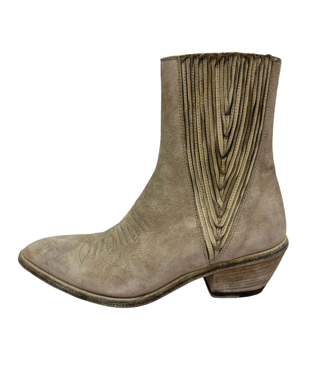 WEST Ankle Boot Suede (Saddle)