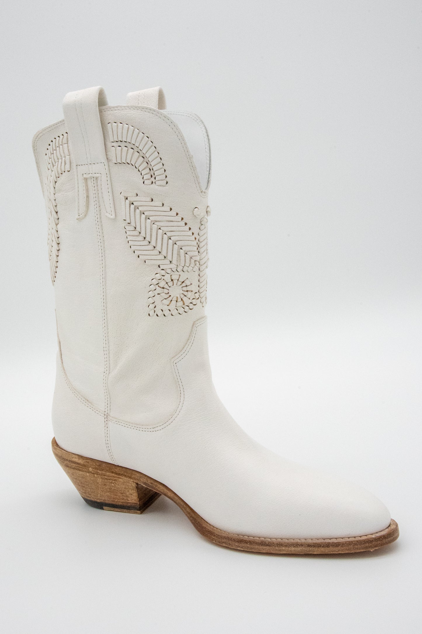 DOLLY Mid-Calf Boot (White)