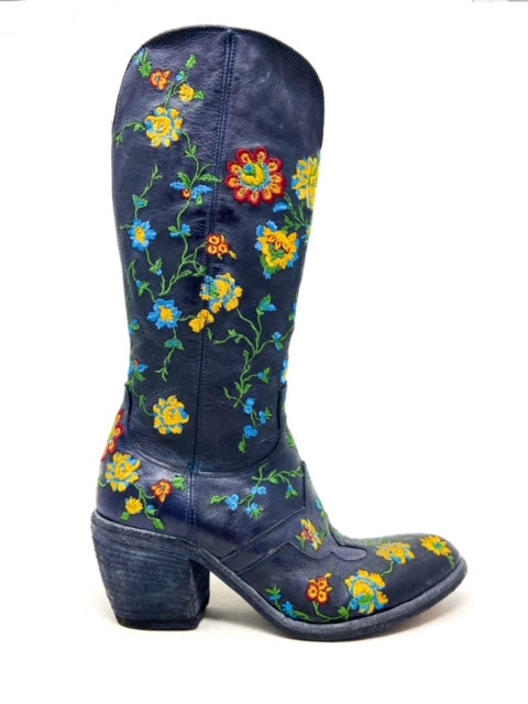 ROXANA Tall Boot (Blue)