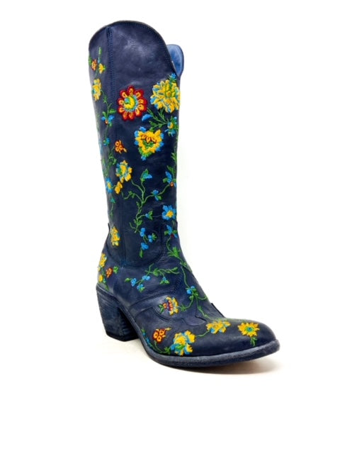 ROXANA Tall Boot (Blue)