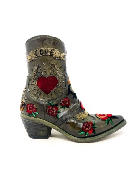 LOVE Ankle Boot (Green)