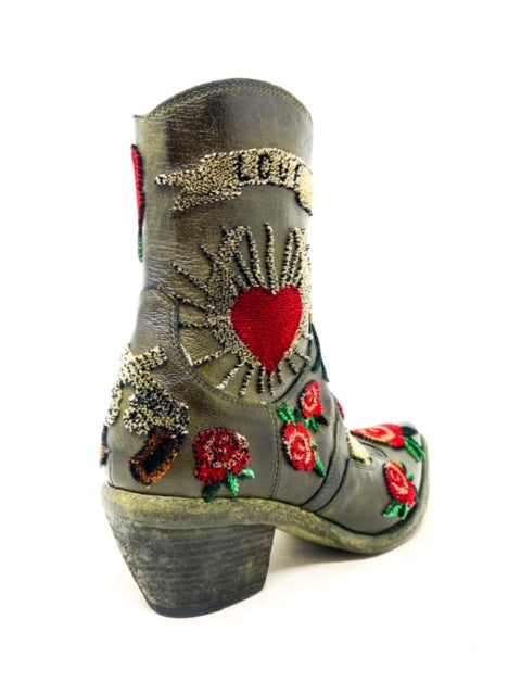 LOVE Ankle Boot (Green)