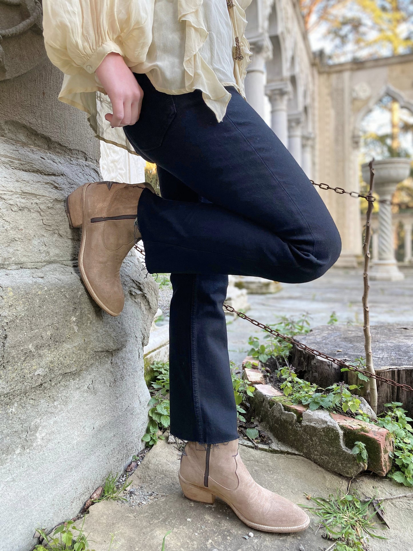 VAIL STAR Ankle Boot (Saddle/Blue)
