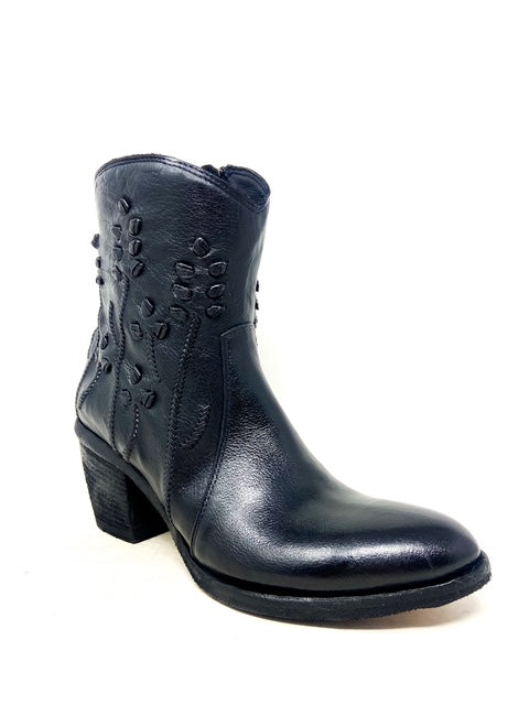 PORTOFINO Round Ankle Boot (Black)