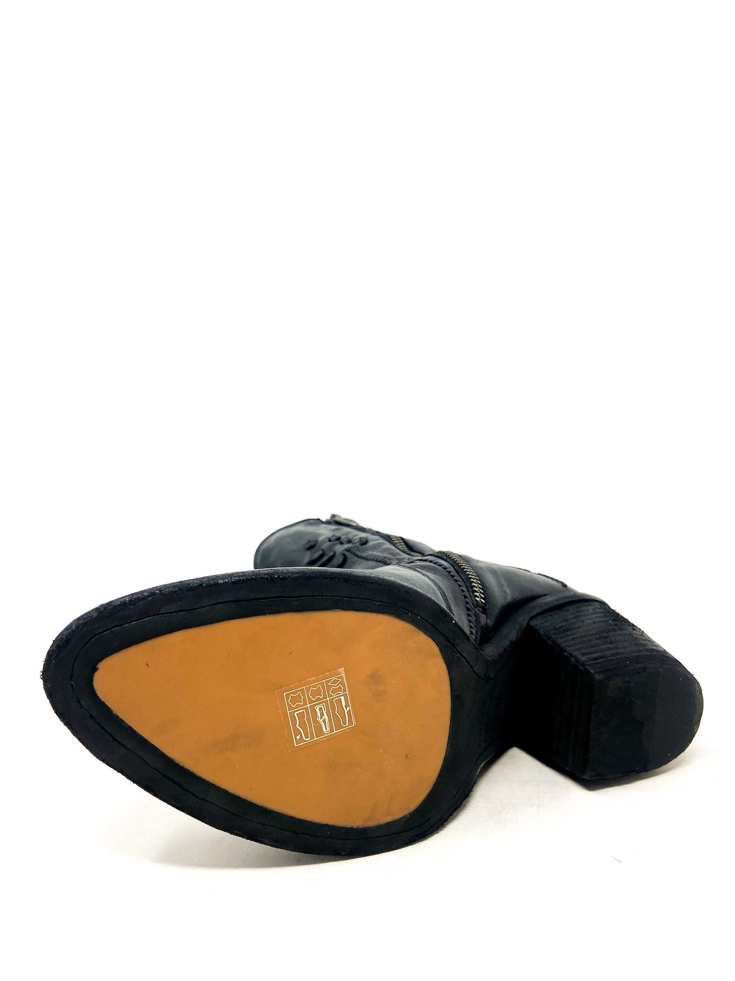 PORTOFINO Round Ankle Boot (Black)