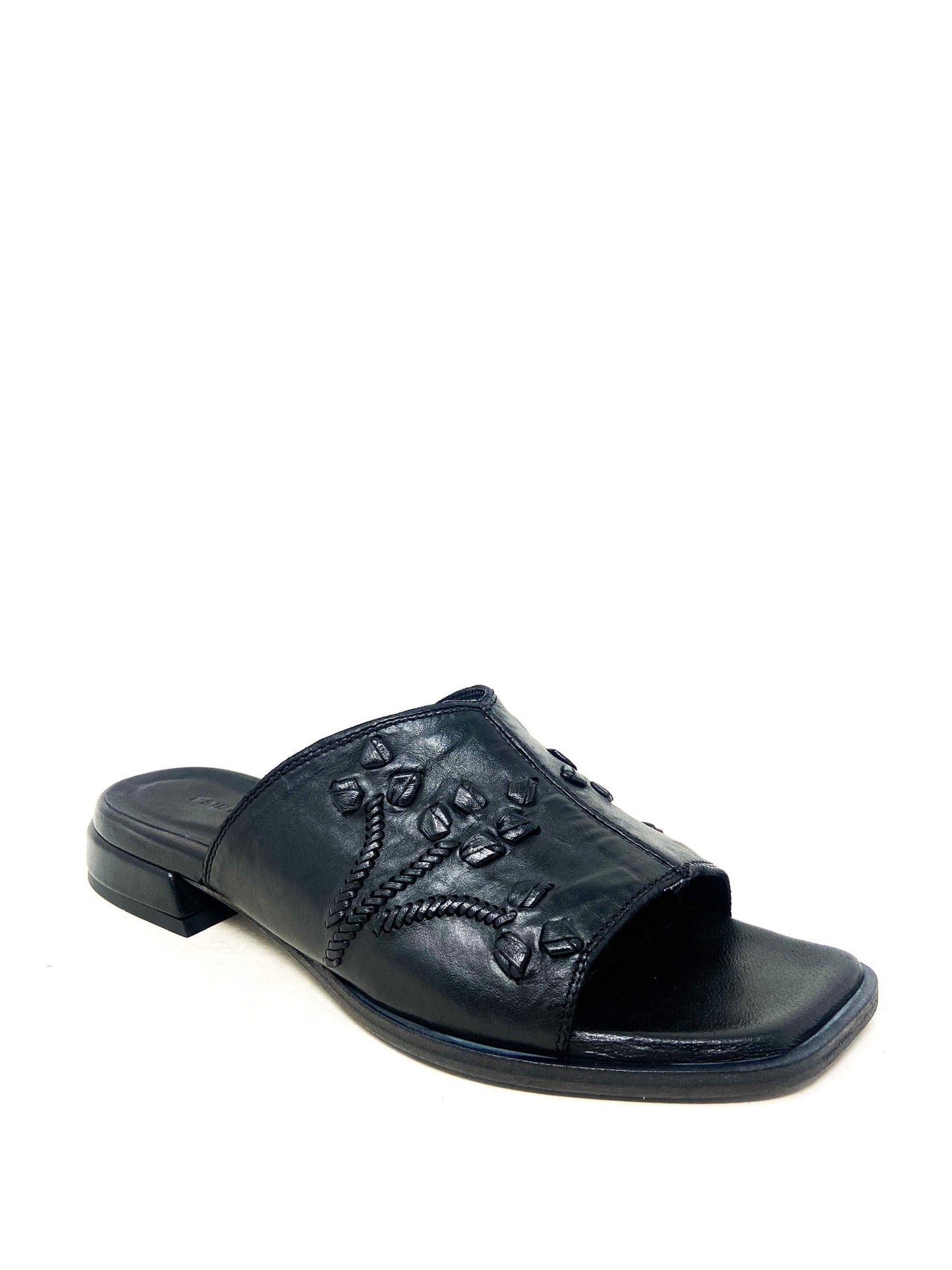 PORTOFINO Flat Sandals (Black)