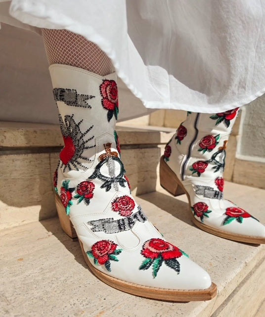 LOVE Ankle Boot (White)