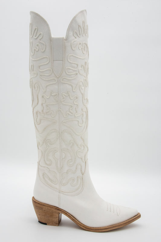 STOWE Tall Boot (White)