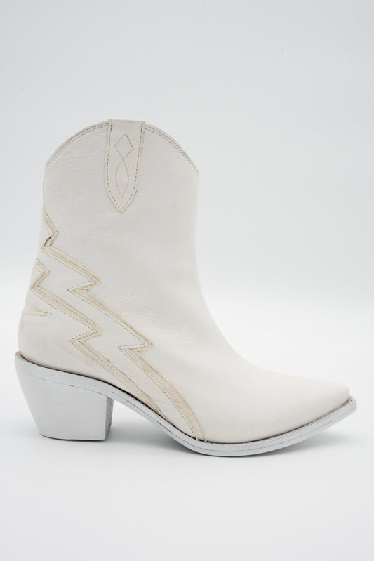 BOLT Ankle Boot (White)