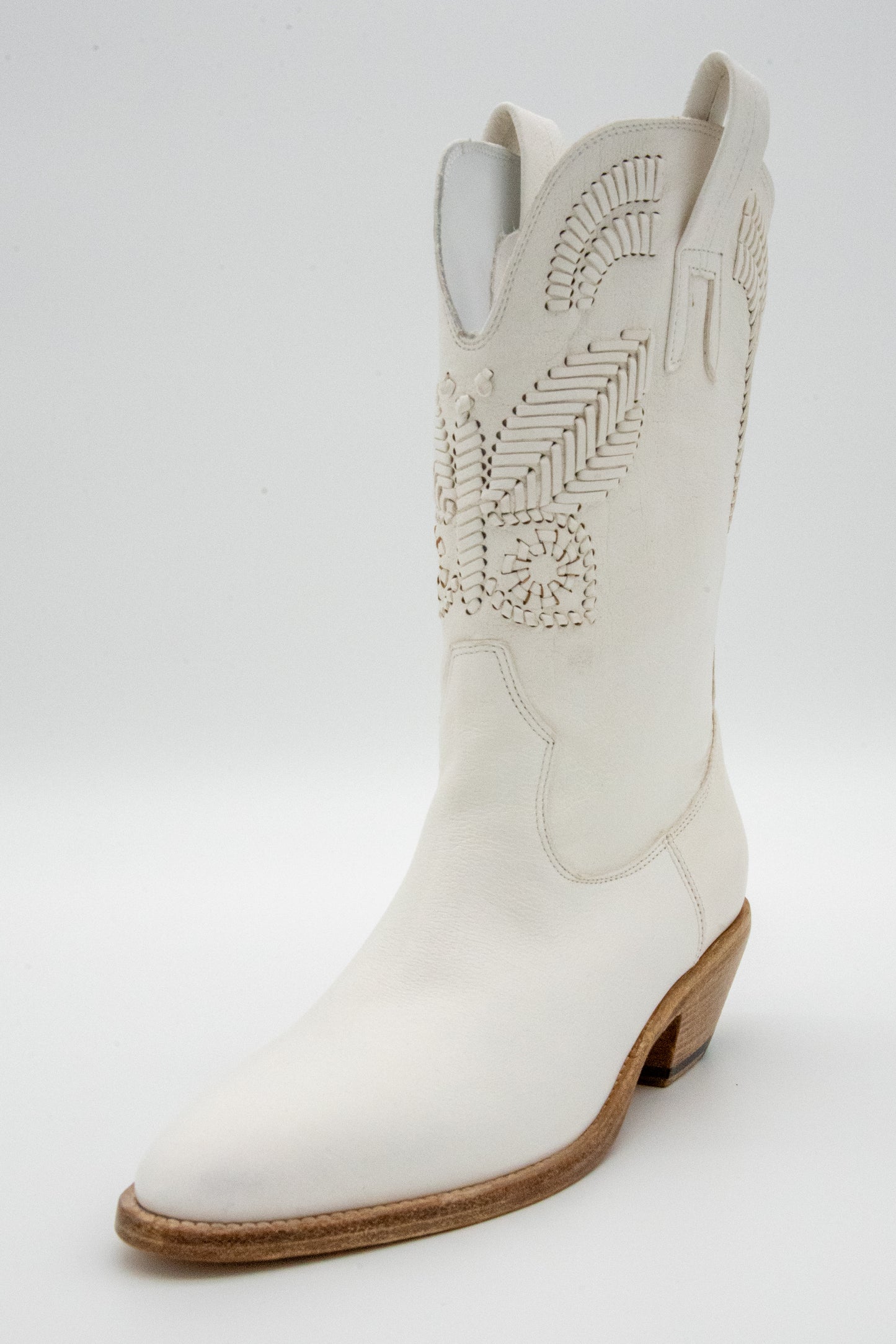 DOLLY Mid-Calf Boot (White)