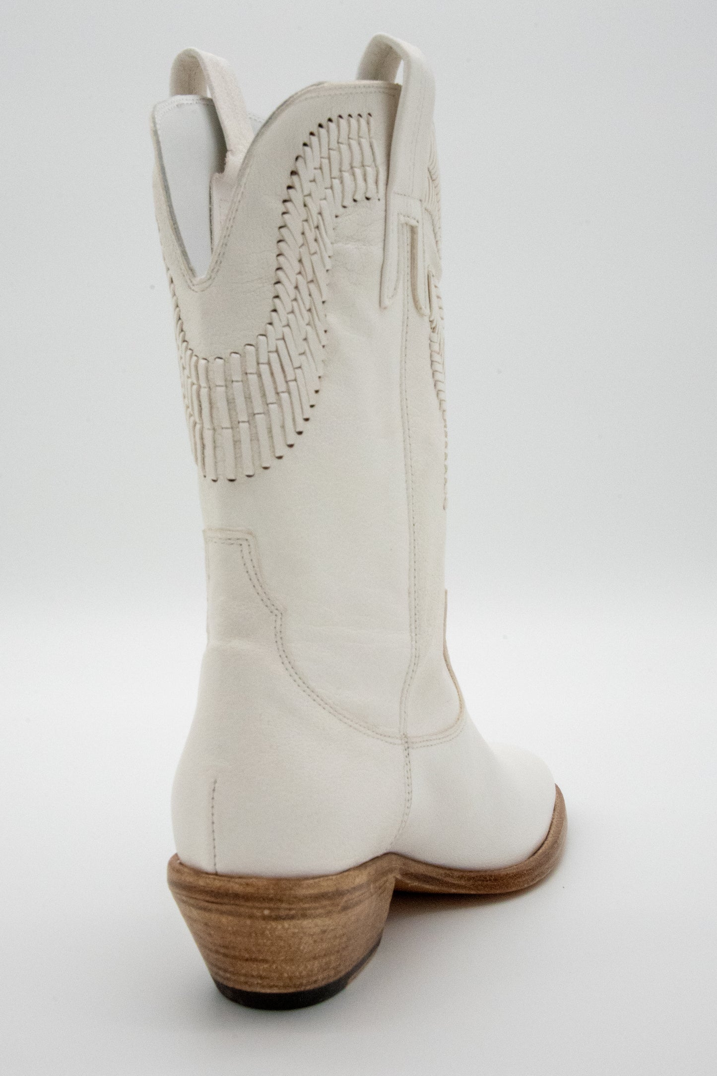 DOLLY Mid-Calf Boot (White)