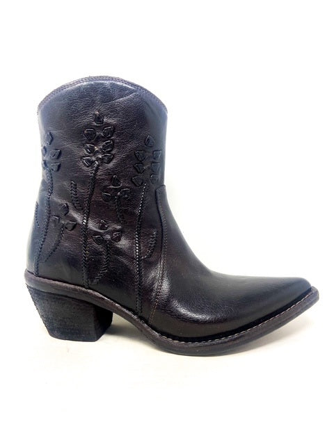 PORTOFINO Point Ankle Boot (Ebony)