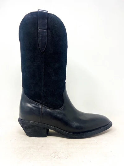 GENOVA Tall Boot (Black Suede)
