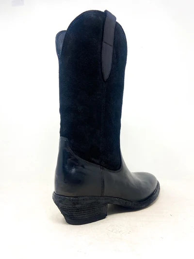 GENOVA Tall Boot (Black Suede)