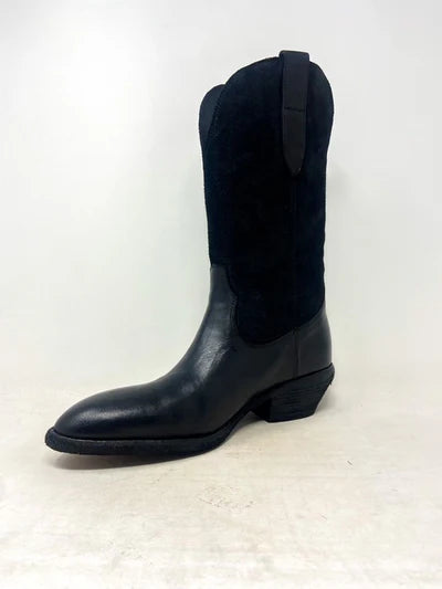 GENOVA Tall Boot (Black Suede)