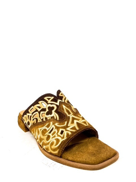 ALICE Flat Sandal (Old Cork)