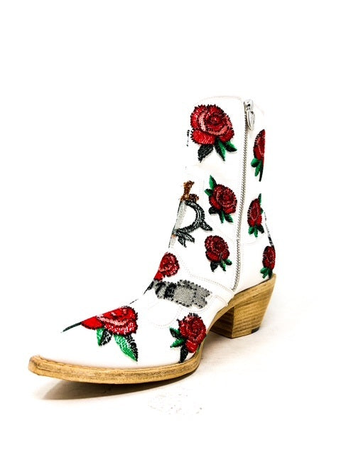 LOVE Ankle Boot (White)