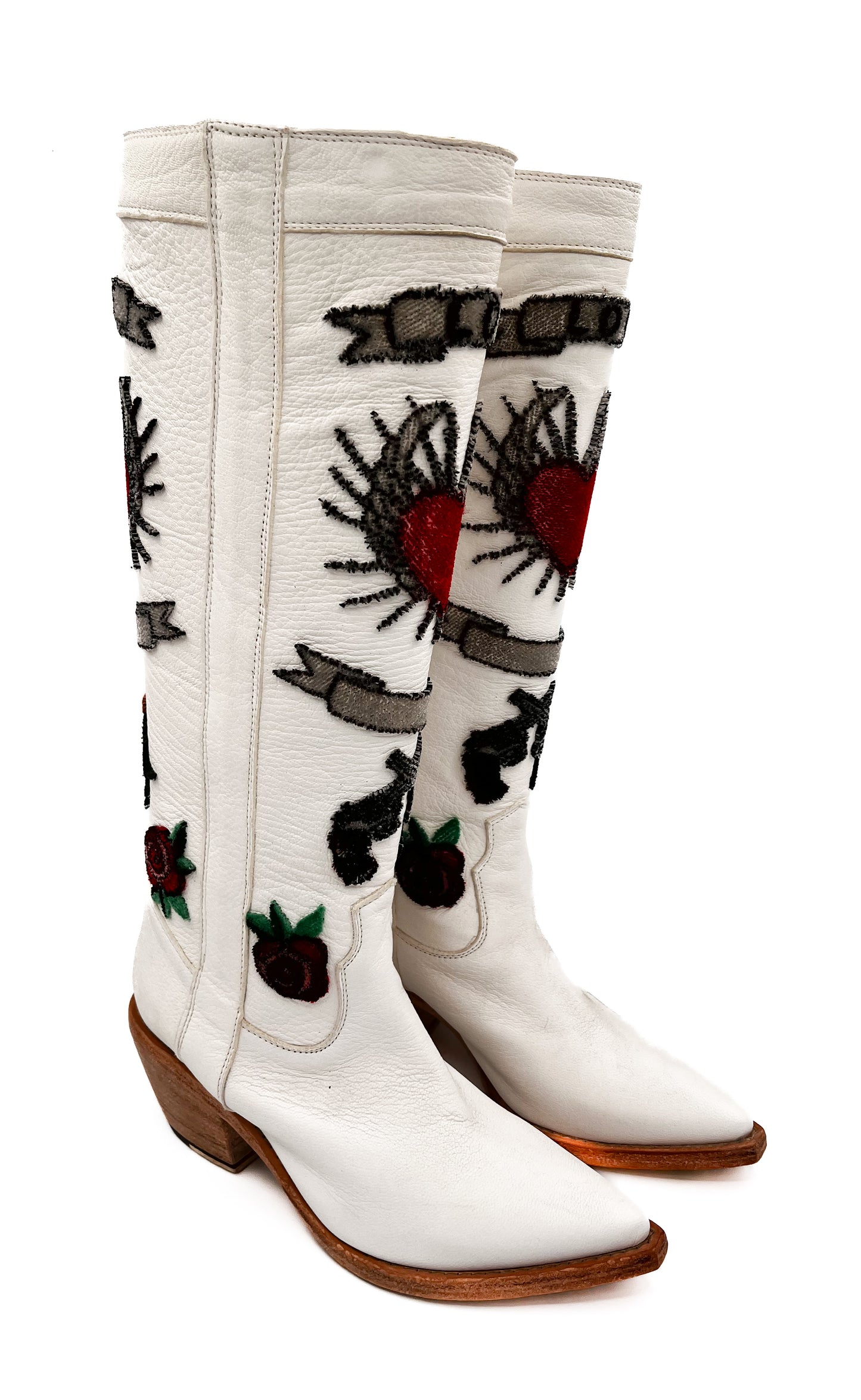 ROCK Tall Boot (White)