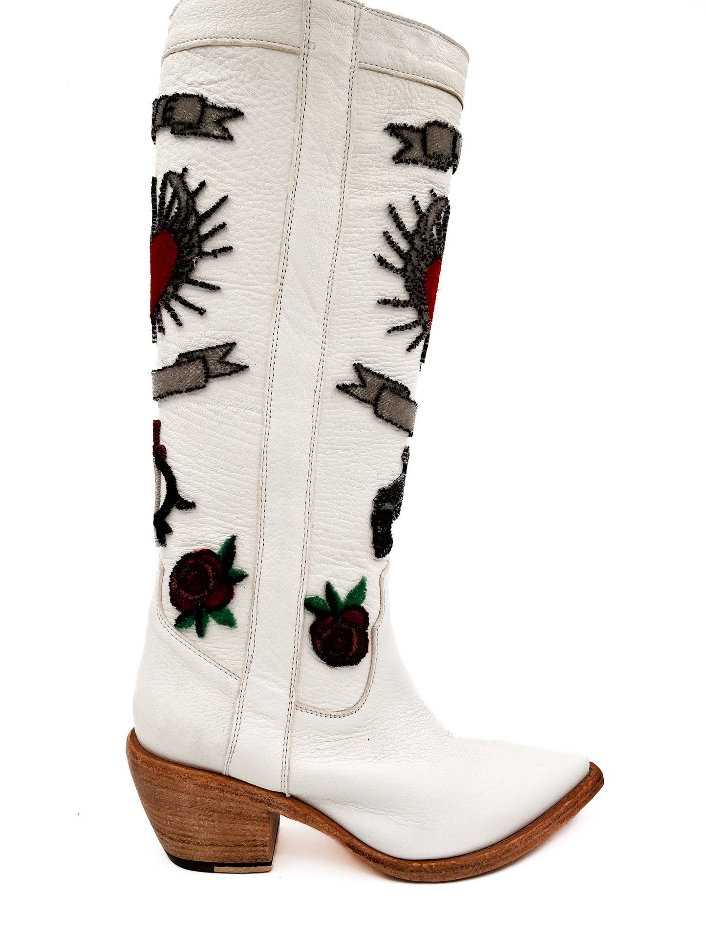 ROCK Tall Boot (White)
